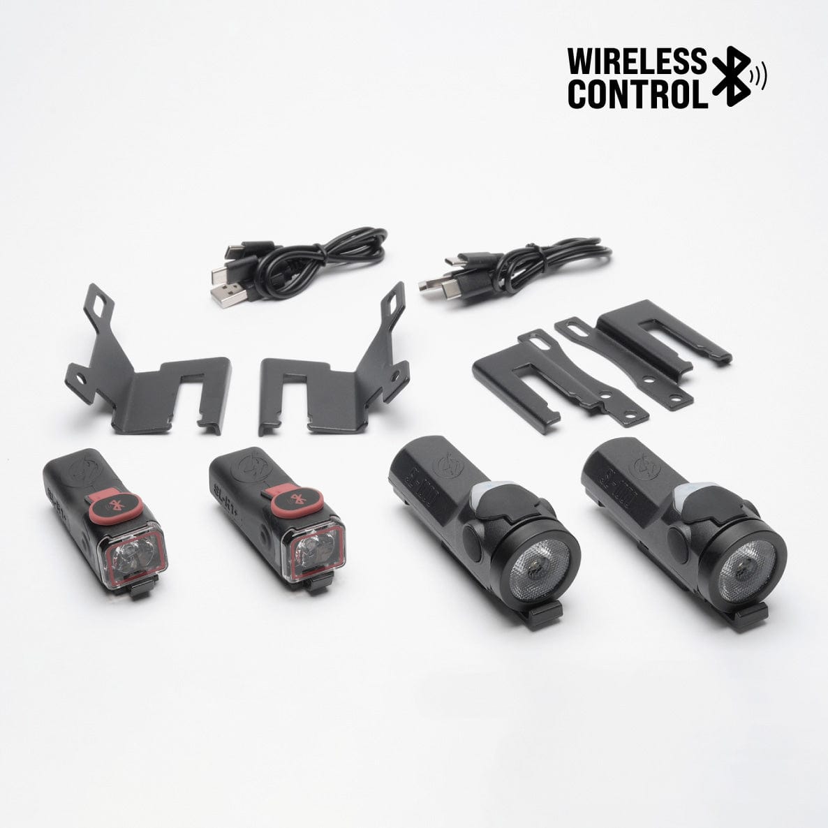 ShredLights SL-1000+ Headlights & SL-R1+ Brake Lights Skateboard Bundle