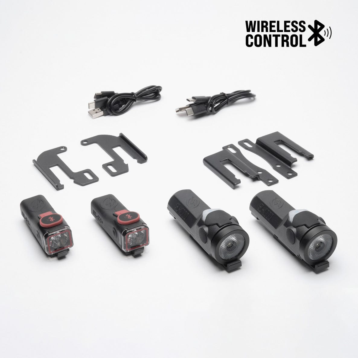 ShredLights SL-1000+ Headlights & SL-R1+ Brake Lights Skateboard Bundle